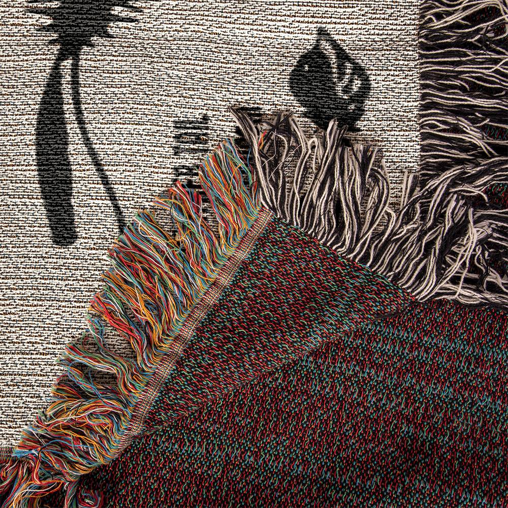 Dragon Species Woven Blanket, Housewarming Gift for Book Lovers, Booktok Bookish Home Decor, Book Club Gift Ideas