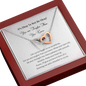 It's Okay Not To Be Okay You Are Tougher Than You Know Interlocked Heart Necklace | Loss of Baby Gift | Pregnancy Loss Gift | Sorry For Your Loss Gift