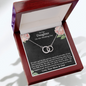 To Our Daughter On Her Wedding Day Perfect Pair Necklace | Gift To Bride from Mother & Dad | Bride Jewelry Gift from Parents