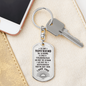 To My Boyfriend Personalized Addiction Recovery Keychain Gift, Narcotics Anonymous Gift, NA Sobriety, Sobriety Milestone, Sober Recovery