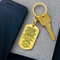 Personalized Addiction Recovery Keychain Gift, Narcotics Anonymous Gift, NA Sobriety, Sobriety Milestone, Sober Recovery