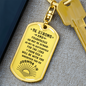 Be Strong And Courageous Personalized Addiction Recovery Keychain Gift, Narcotics Anonymous Gift, NA Sobriety, Sobriety Milestone, Sober Recovery