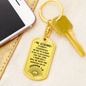 Be Strong And Courageous Personalized Addiction Recovery Keychain Gift, Narcotics Anonymous Gift, NA Sobriety, Sobriety Milestone, Sober Recovery