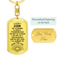 To My Son Personalized Addiction Recovery Keychain Gift, Narcotics Anonymous Gift, NA Sobriety, Sobriety Milestone, Sober Recovery