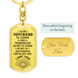 To My Boyfriend Personalized Addiction Recovery Keychain Gift, Narcotics Anonymous Gift, NA Sobriety, Sobriety Milestone, Sober Recovery