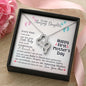 To My Daughter, Happy First Mother's Day Double Heart Necklace