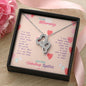 To My Mommy, New Mother Double Hearts Necklace | I’ve Only Been With You For Just A Little While | Valentine's Day, 1st Mother's Day Gift