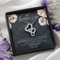To My Beautiful Wife, Eternal Love Double Hearts Necklace