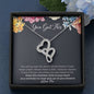 "You Got This" Fertility Gift, IVF gift, Double Hearts Necklace