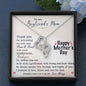 To My Boyfriend's Mom Mother's Day Necklace, Boyfriend's Mom Gift, Mother's Day Gift For Boyfriends Mom