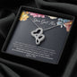 "You Got This" Fertility Gift, IVF gift, Double Hearts Necklace