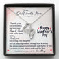 To My Girlfriend's Mom Mother's Day Necklace, Girlfriend's Mom Gift, Mother's Day Gift For Girlfriends Mom