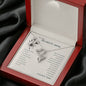 To My Dearest Mom Double Hearts Necklace, Mother's Day Necklace, Mother Daughter Gift, 2 Interlocking Hearts