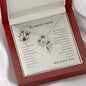 To Our Dearest Mom, We Love You from your children Double Heart Necklace