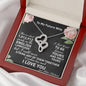To My Future Wife Necklace, Engagement Gift for Future Wife, Sentimental Gift for Bride Groom, Fiance Gift for Her Valentine's , Fiance Gift