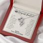 To Our Amazing Daughter, Congrats Grad Double Heart Necklace | High School, College, University Grad