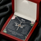Mom, I F*cking Love You Dragonfly Necklace | Gift to Mom from Daughter / Son | Mother's Day Gift for Mother