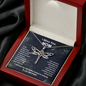 I Miss You Mom Dragonfly Necklace | Mom Memorial Necklace | Loss of Mother Gift | Mother Loss Sympathy Gift