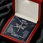 Daddy’s Girl Memorial Dragonfly Necklace, From Your Dad In Heaven Grief Gift, Sympathy Gift, Dad Remembrance Necklace, Dad Memorial Gift, Keepsake Condolence