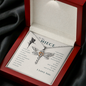 To My Niece Live Your Dreams Dragonfly Necklace | Birthday, Graduation Gift For Niece | Gift From Uncle | Gift From Aunt