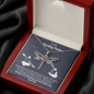 To My Kayaking Partner Dragonfly Necklace | Valentine's Gift, Anniversary Gift, Kayaking Couple Dragonfly Necklace, Outdoorsman Gift