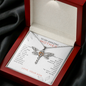 To My Amazing Mother, Love Your Son Dragonfly Necklace | Gift for Mom | Mom's Birthday, Mother's Day, Christmas Gift
