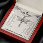 To My Daughter You Are My Shining Star Dragonfly Necklace | Daughter Graduation Necklace, Daughter Birthday Necklace
