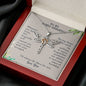 To My Bonus Daughter I Will Always Be There Dragonfly Necklace | Gift for Bonus Daughter from Bonus Mom / Step-Mom / Step-Dad | Birthday, Christmas Present