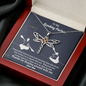 To My Kayaking Partner Dragonfly Necklace | Valentine's Gift, Anniversary Gift, Kayaking Couple Dragonfly Necklace, Outdoorsman Gift