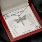 To My Ride Or Die Best Friend Dragonfly Necklace | Best Friend Necklace, Best Friends Forever