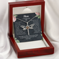 Mom, I F*cking Love You Dragonfly Necklace | Gift to Mom from Daughter / Son | Mother's Day Gift for Mother