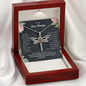 To My Dear Mommy Dragonfly Necklace | Gift to Mom from Daughter / Son | Mother's Day Gift for Mother