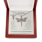 To The Best Nurse Preceptor Forever Grateful Dragonfly Necklace | Preceptor Thank You Gift | Nursing School Preceptor