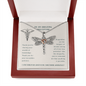 To An Amazing Preceptor Thank You For Your Guidance Dragonfly Necklace | Preceptor Thank You Gift | Nursing School, Med School Preceptor