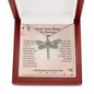 From Your Mom in Heaven Dragonfly Necklace Gift| Mom Remembrance Gift, Sympathy Gift, Mom Memorial Gift