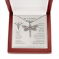 To A Future Nurse Dragonfly Necklace | Nursing Student Gift