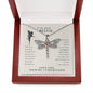 To My Dear Bestie Remember Whose Best You Are Dragonfly Necklace | Best Friend Necklace, Best Friends Forever