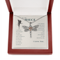 To My Niece Live Your Dreams Dragonfly Necklace | Birthday, Graduation Gift For Niece | Gift From Uncle | Gift From Aunt