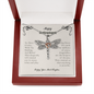 Happy Retirement Gift Enjoy Your Next Chapter Dragonfly Necklace | Retirement Necklace for Women: Colleagues, Leave Job, Jewelry from Coworkers