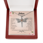 Believe in yourself Dragonfly Necklace | Encouragement Dragonfly Necklace Gift, Necklace to Mom, Sister, Wife, Girlfriend, Mentor, Daughter