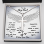 To My Dog Dad Until We Meet Again Personalize Cross Necklace | Loss of Dog memorial Necklace For Him | Dog loss Gifts | Rainbow Bridge Dog | Pet Sympathy Gift