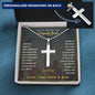 To Our Son Graduation Cross Necklace Gift | Graduation gift for our son | High School, Technical School, College Graduation