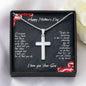 Personalized Military Mom Mother's Day Gift From Army Soldier Son Cross Necklace, Mother's Day Gift, Personalized Cross for Mother's Day