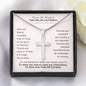 Feliz Dia De Las Madres, Eres Mi Bendicion Cross Necklace