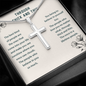Personalized To my Friend, Through Thick & Thin Cross Necklace| Motivational Gift| Encouragement Cross Gift