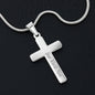 To My Amazing Mother, Mother's Day I Said A Prayer Cross Necklace w. Engraving