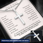 Feliz Dia De Las Madres, Eres Mi Bendicion Cross Necklace