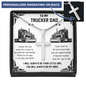 Personalized To My Trucker Dad| You Are My Hero|Cross Necklace | Birthday Gift from Daughter | Gift To Trucker Dad form his Little Girl