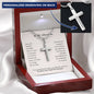 A Mi Abuela Te Amo Con Todo Mi Corazon Personalized Cross Necklace