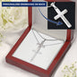 To My Amazing Mother, Mother's Day Prayer Cross Necklace w. Engraving
